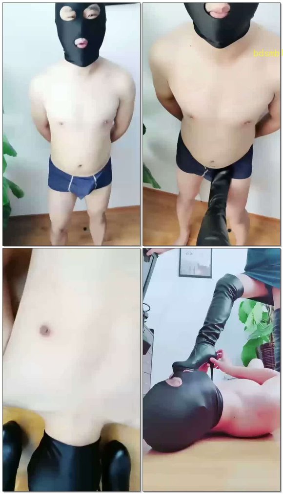 【琳达】你就是个狗,长靴调教，踩踏