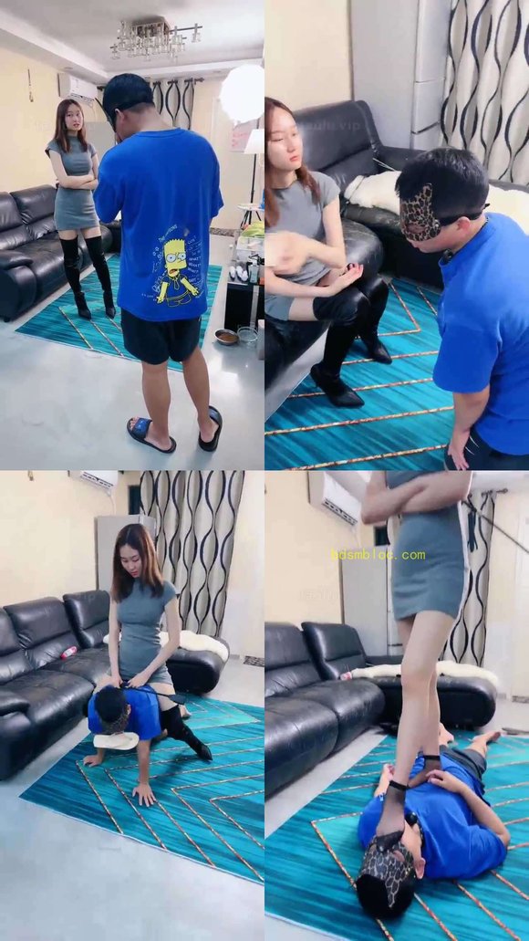【艾莉】剧情 猥琐的下属 跟踪女领导回家
