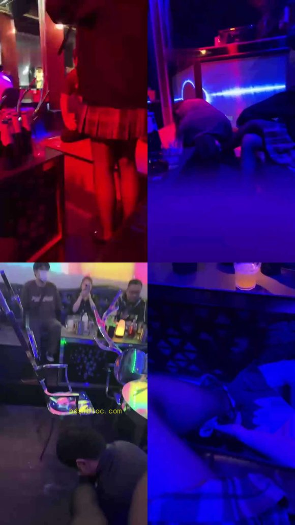 【貂蝉】SM主题酒吧当众训狗