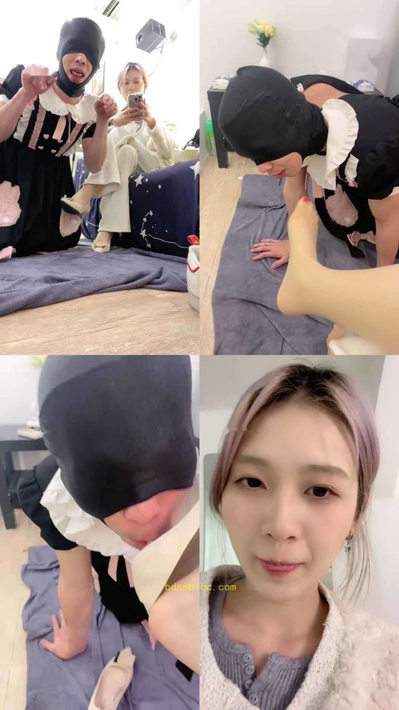 【甜味药丸】调变装狗-原味脚插嘴/丝袜捂脸窒息/骑狗脖/喂圣水