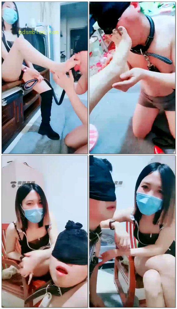 【心竹S】重度虐狗，口水耳光舔脚深喉踩踏