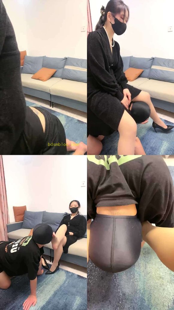 【婉婷殿下】骑马吃口水贱狗还被扇耳光