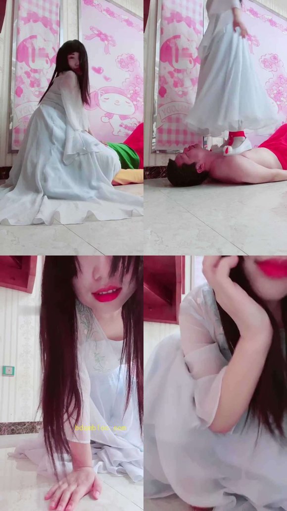 【兔粉粉】坐脸/全体重踩/虐乳