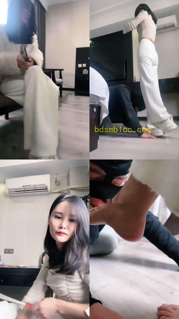 【孤傲女帝】清理鞋底/踹头跺手/耳光sp/裸足深喉