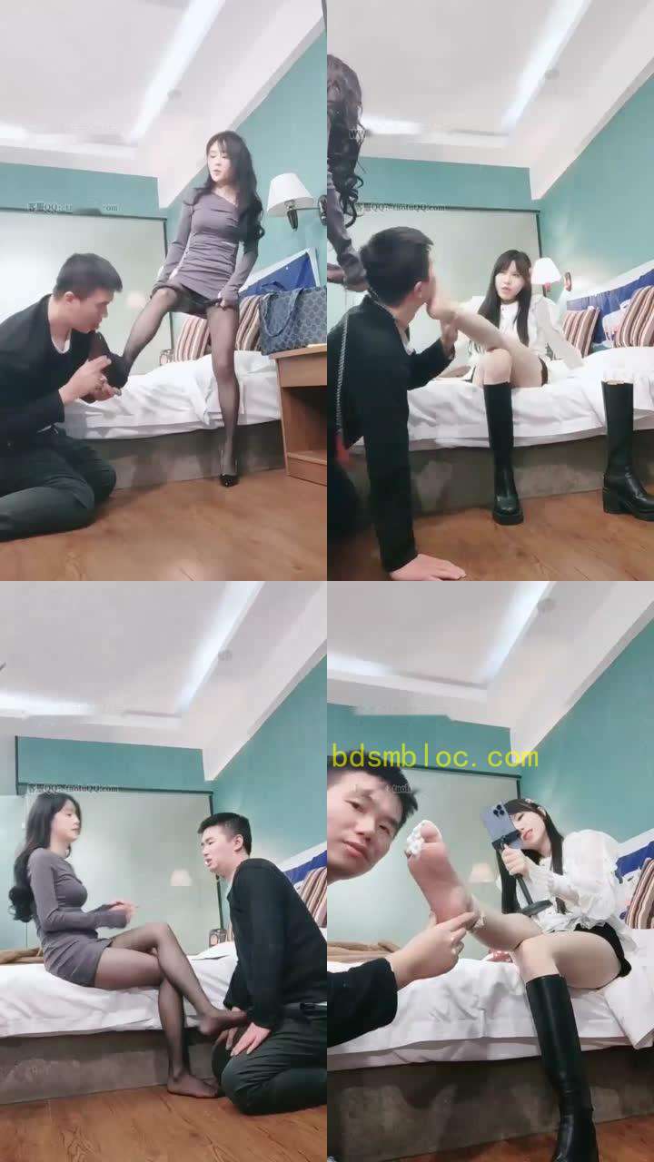 【重庆男神】高颜值车模和闺蜜暴力调教