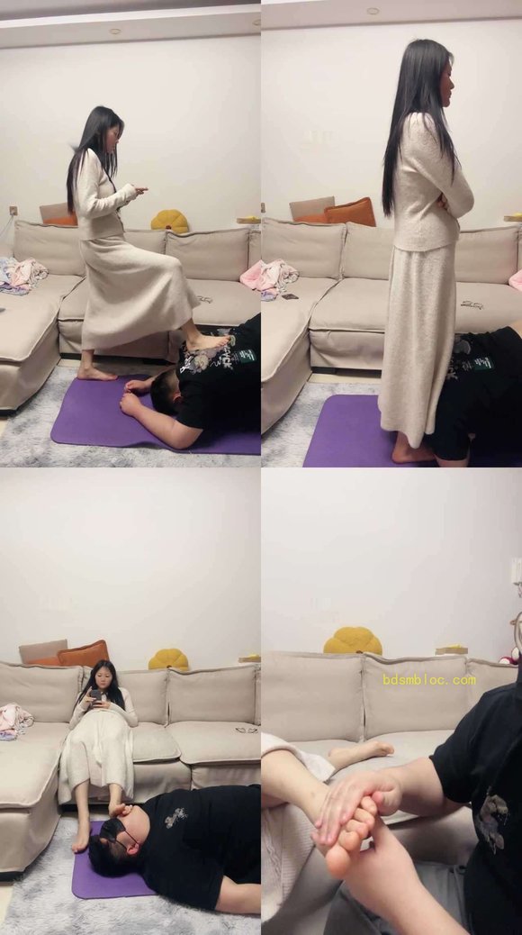 【埋汰】舞蹈老师玉足踩贱奴