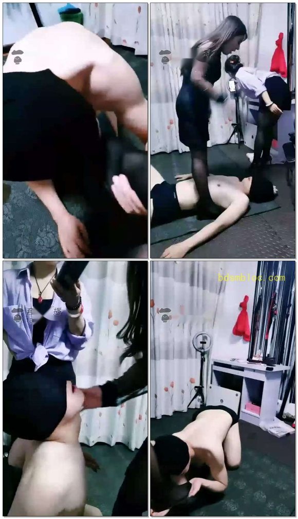 【西安女主冰爷】双主圈养极致虐狗子口水圣水