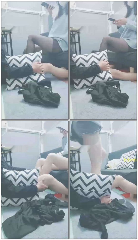 【灵竹】足交恋足