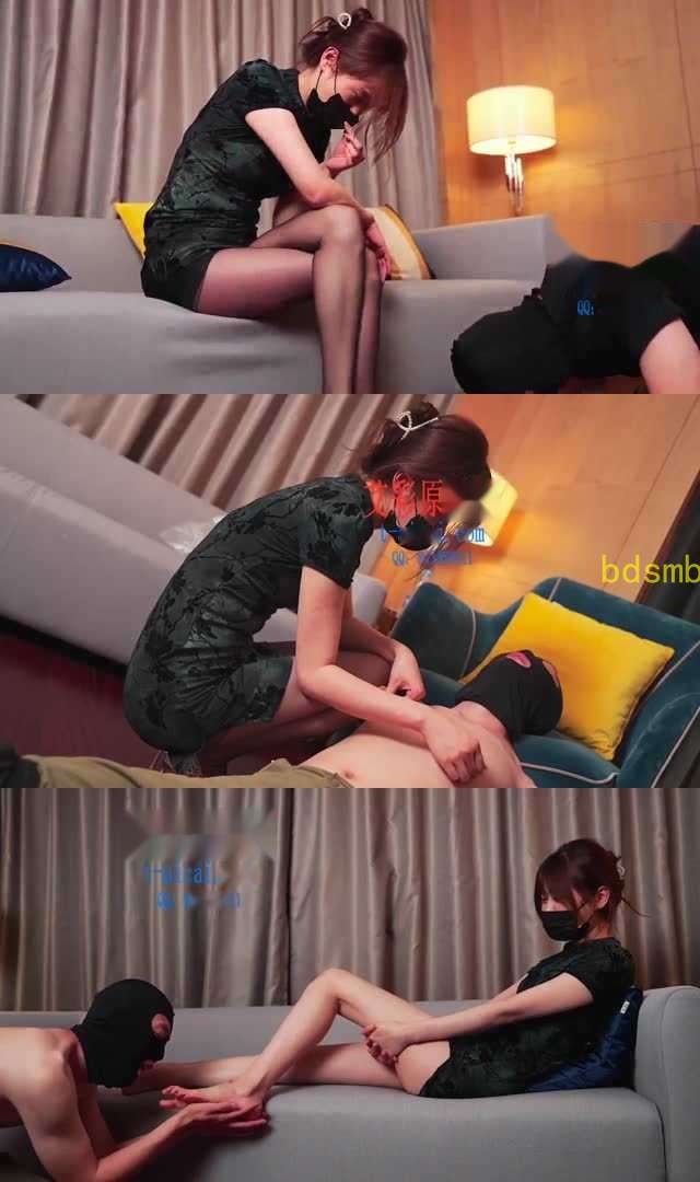 【未知女主】身高173的模特女王 酒店调教脚奴