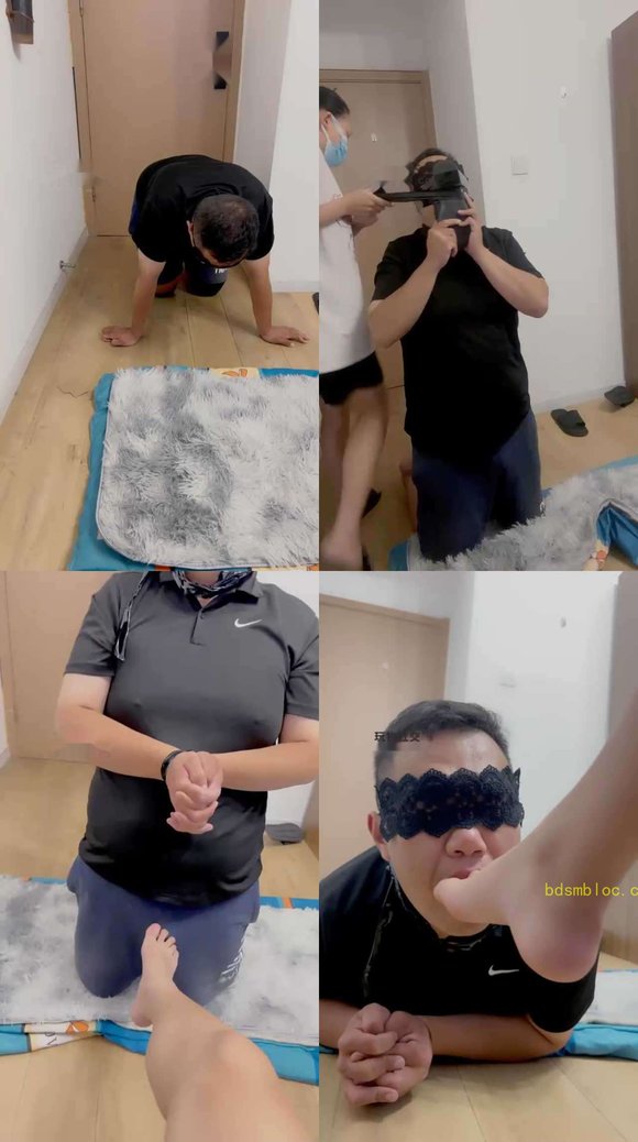 【上海汤圆】强制闻臭鞋/捆绑双手/踩踏