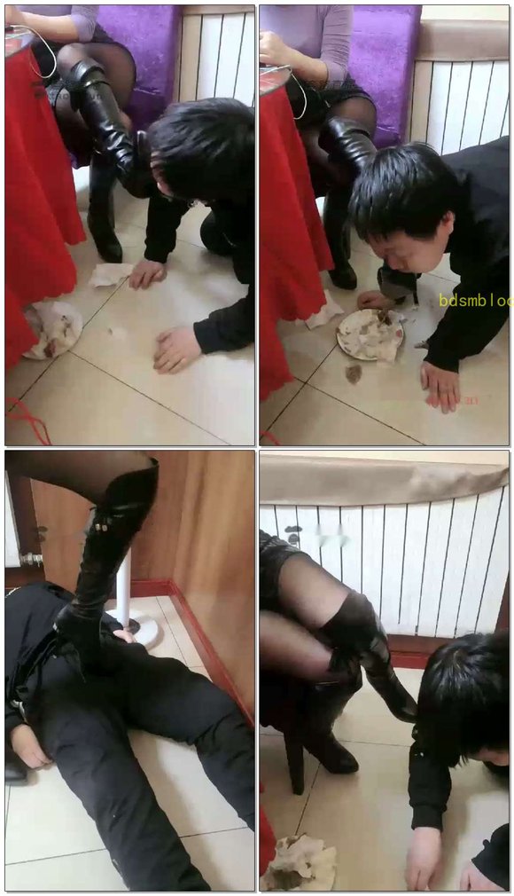 【豆儿大人】长靴餐厅调奴