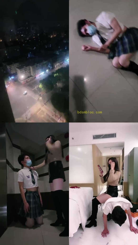 【若依】楼道抓住变装狗【完整版】