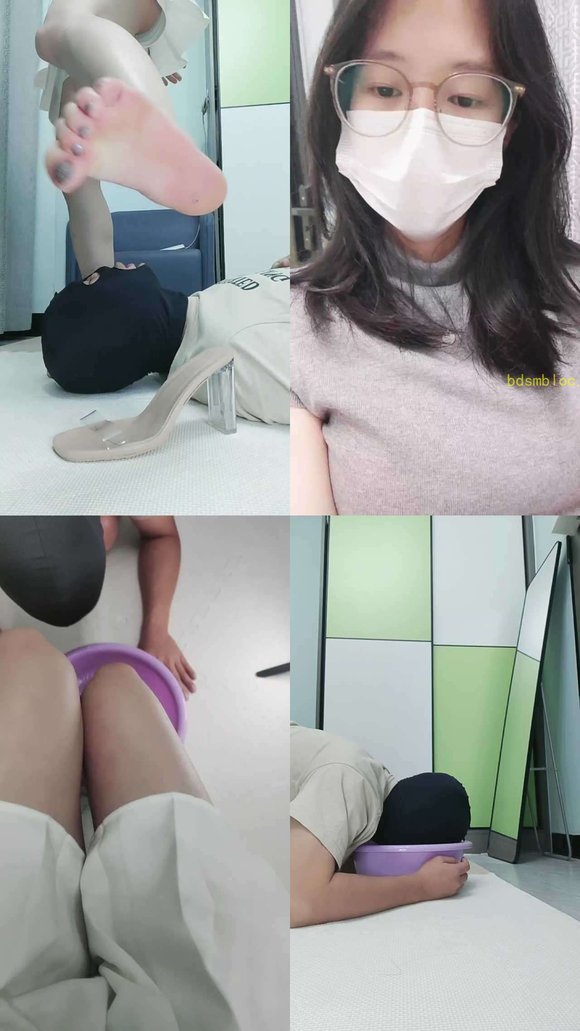 【云儿】超强裸足深喉插吐/喝洗脚水