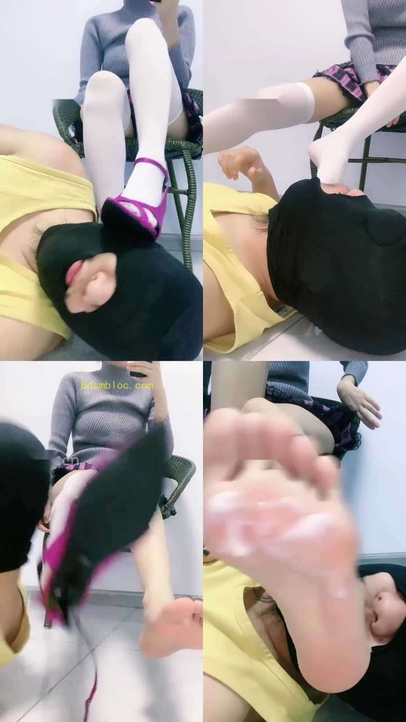 【P崽】紫高跟白丝碾压踩狗脸