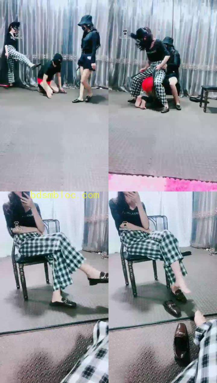 【茹一】姐妹双主虐圈养私奴