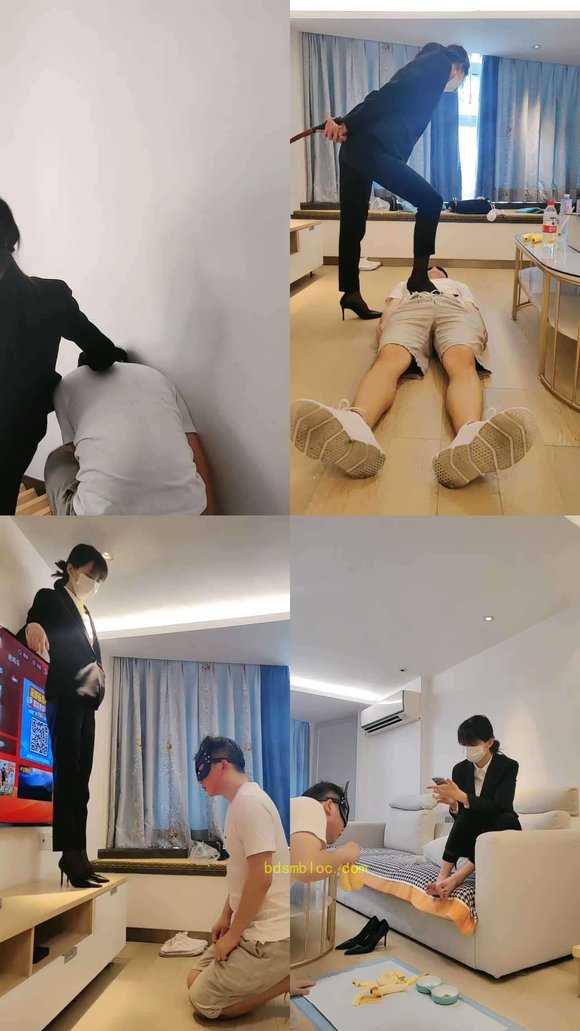 【暴力美学】白领高跟诱惑狗奴