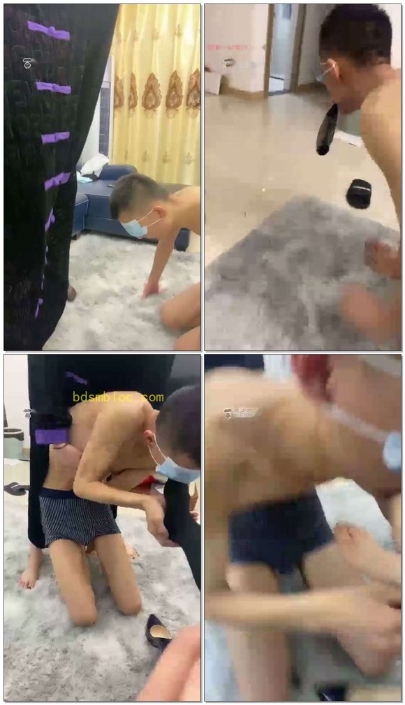 【弯弯小阿姨】舔脚，喝洗脚水，短黑丝