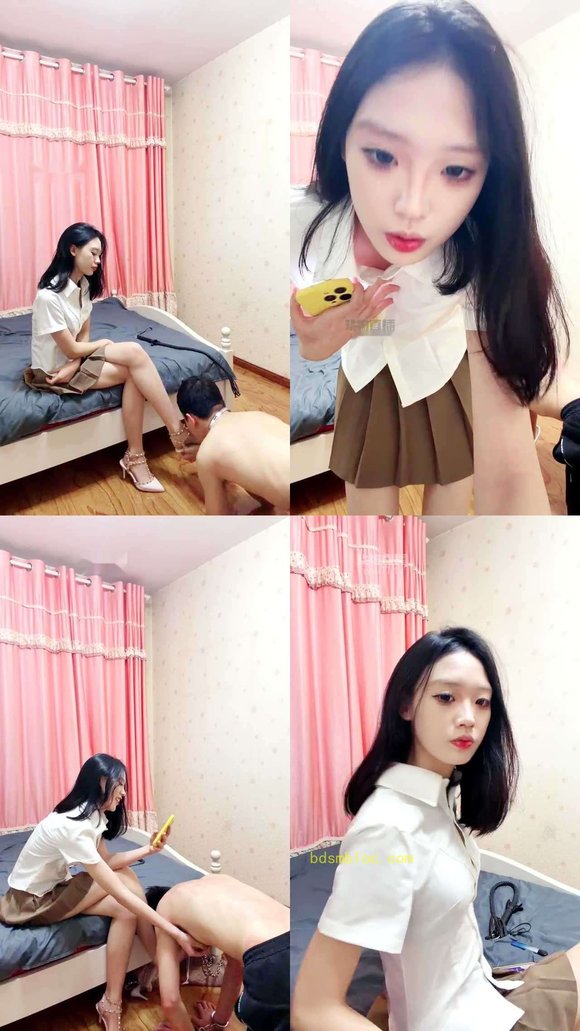 【哈尔滨小棠S】暴力鞭打贱狗手铐脚镣