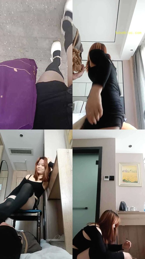 【长沙桃子】捆绑强制踩虐贱奴