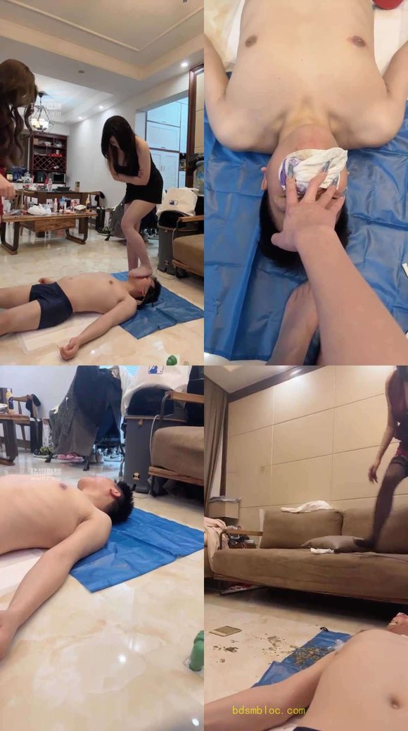 【反差楠熙】双S足交榨精加惩罚