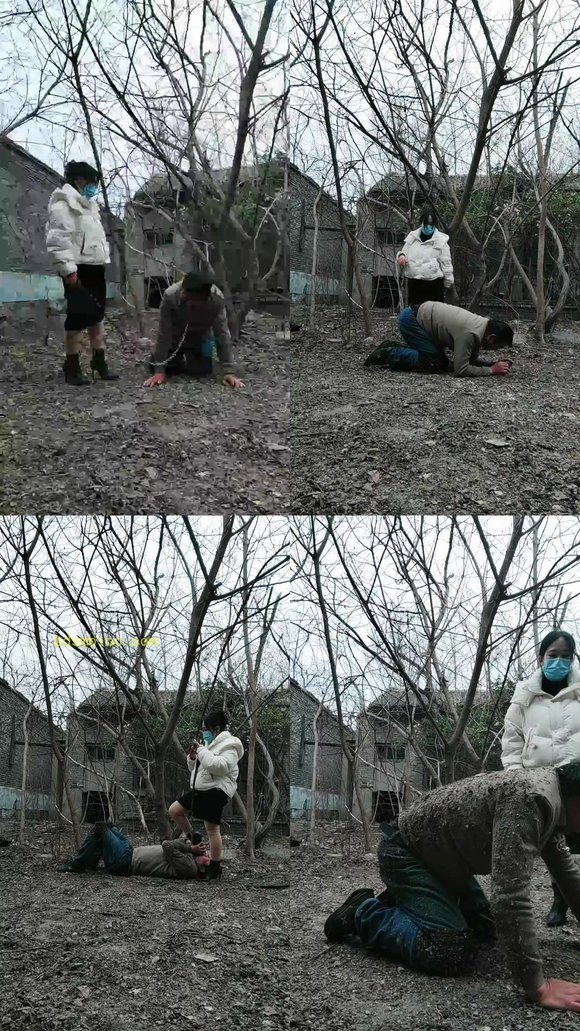 【沐颜s】带老狗野外考核跺脸，鞭打，深喉