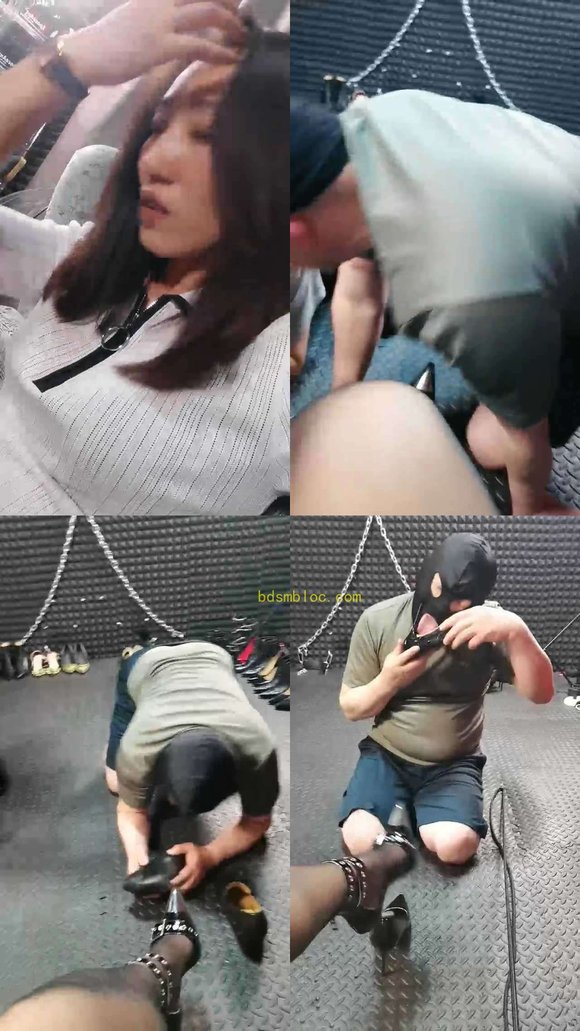 【冷御女王】狗嘴清理鞋子奖励圣水