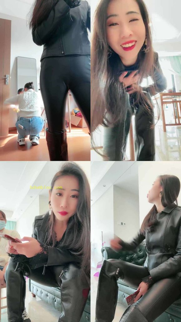 【爱丽丝】情侣奴-长靴女神S-贱狗带老婆来做狗