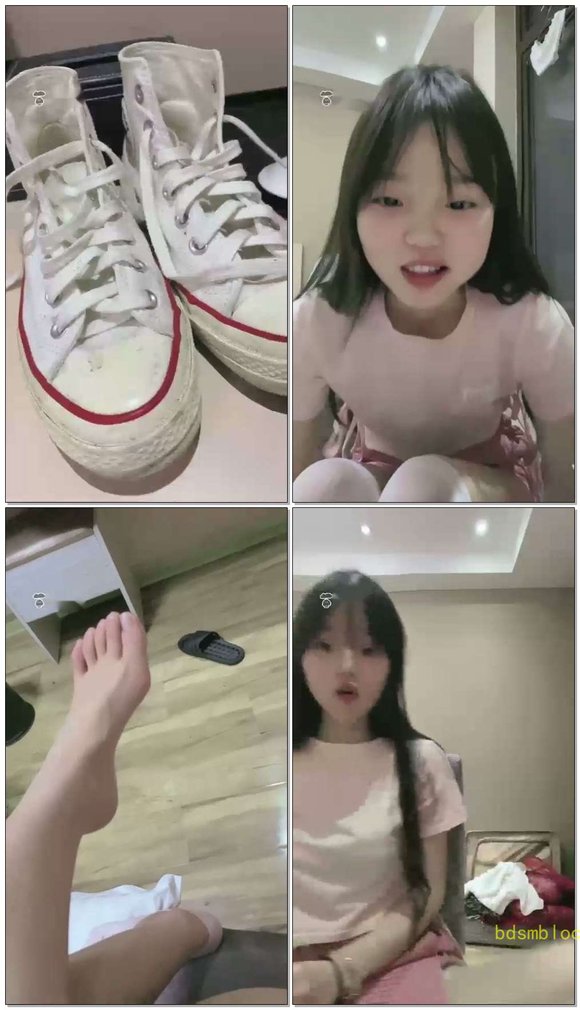 【九玥S】第一视角帆布鞋白丝恋足羞辱