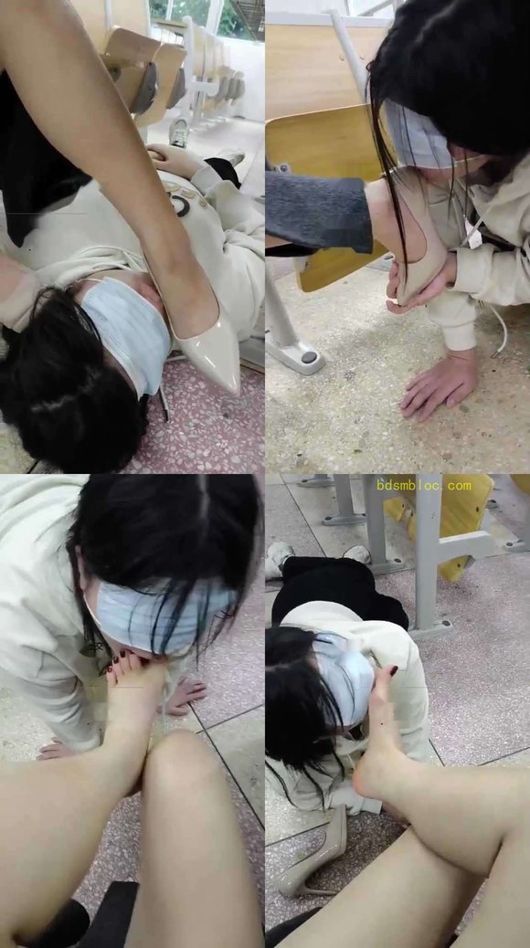 【爱可】教室调教新女奴
