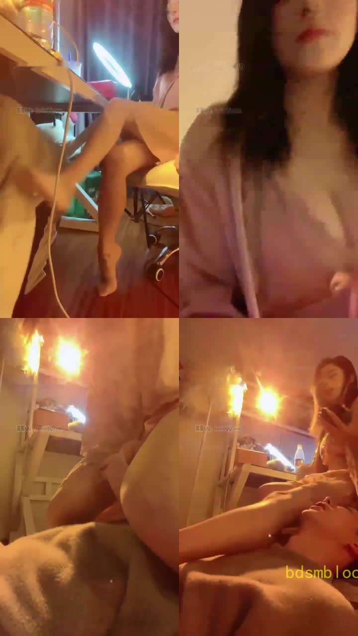 【不知名美女】独家放送肉丝睡衣调教脚奴