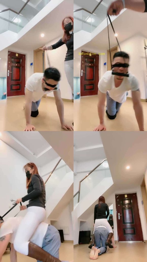 【语阳】马术女教练-骑马犬化/鞭打/断头骑