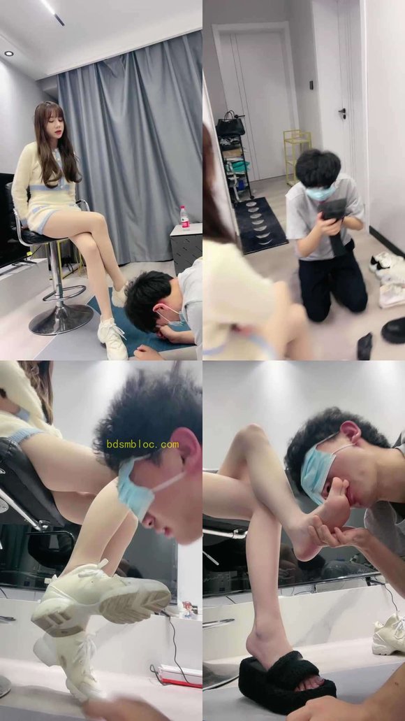 【樱桃大大】卑微男友舔脏鞋
