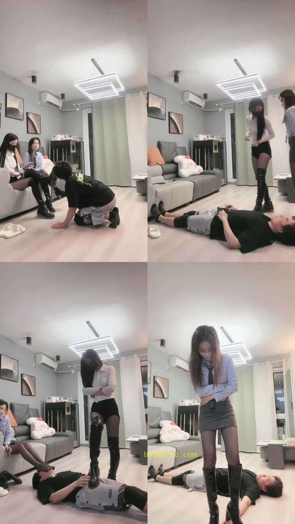 【伊楠】调教 双女王的踩踏