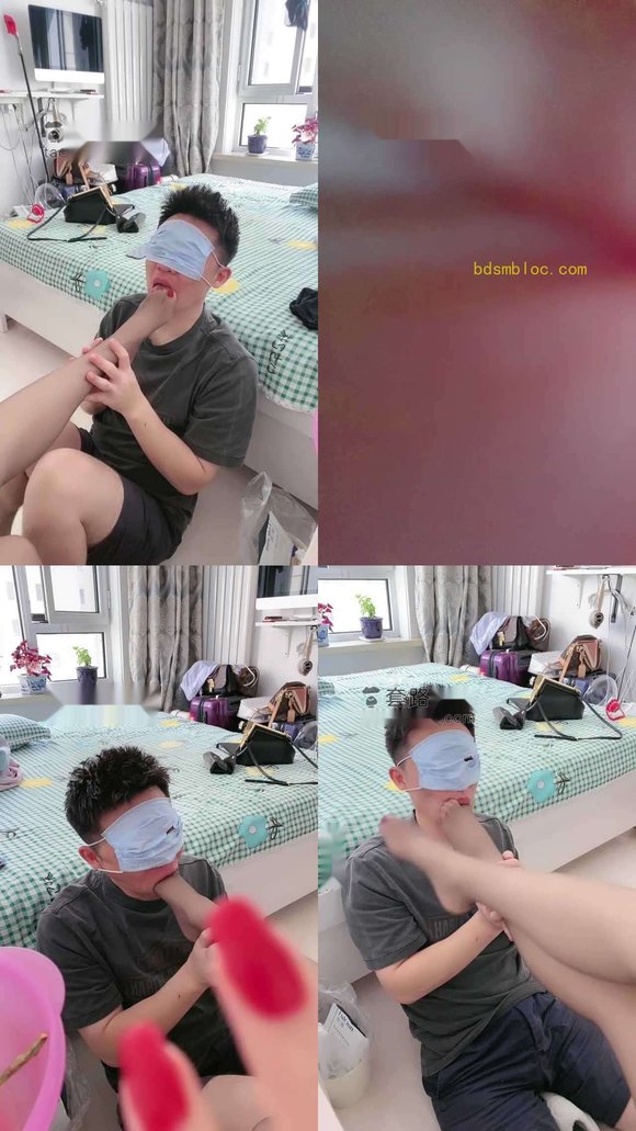 【歌迪丝】丝袜脚深喉插吐