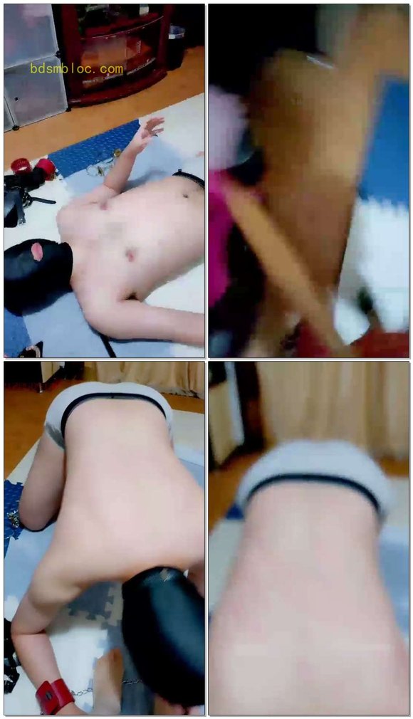 【天津捌爷S】给狗奴上课，圈养