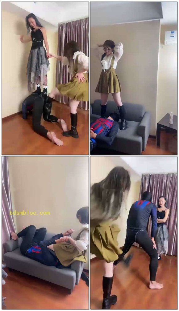 【二宝s&amp;领主老大】双女S集中火力输出踢裆2
