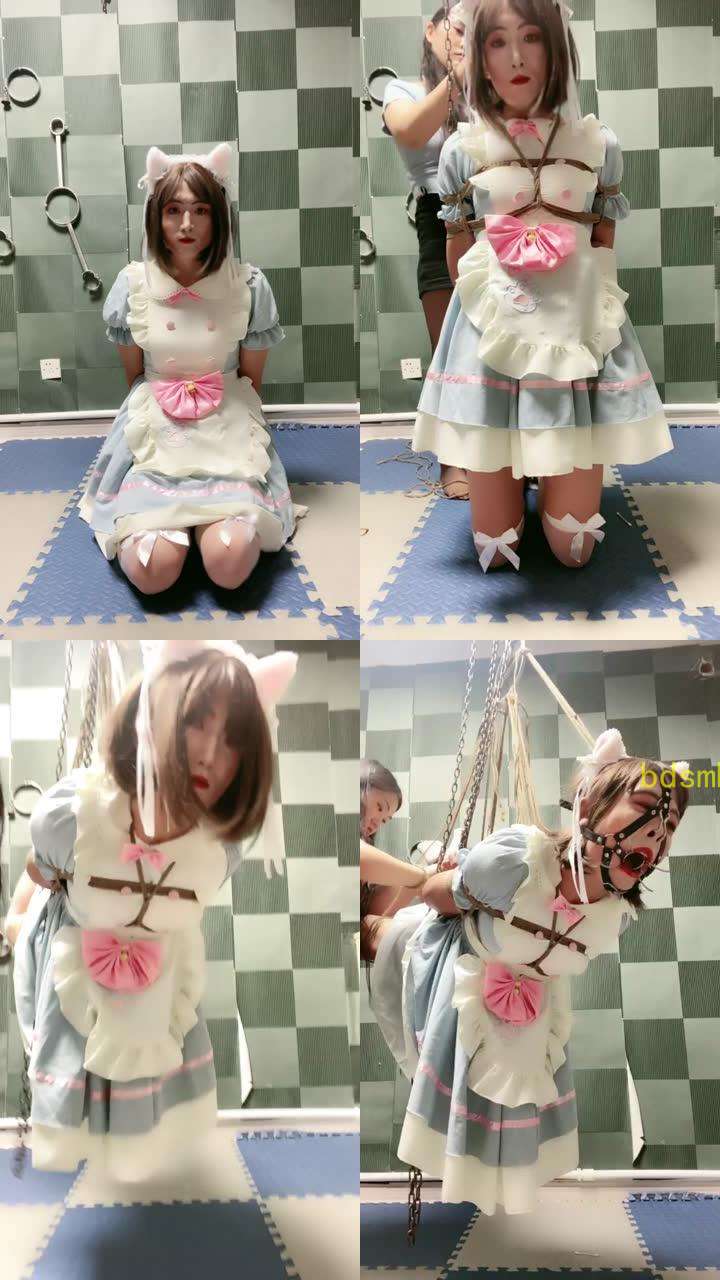 【盈盈】五花大绑强制囚禁兔女郎