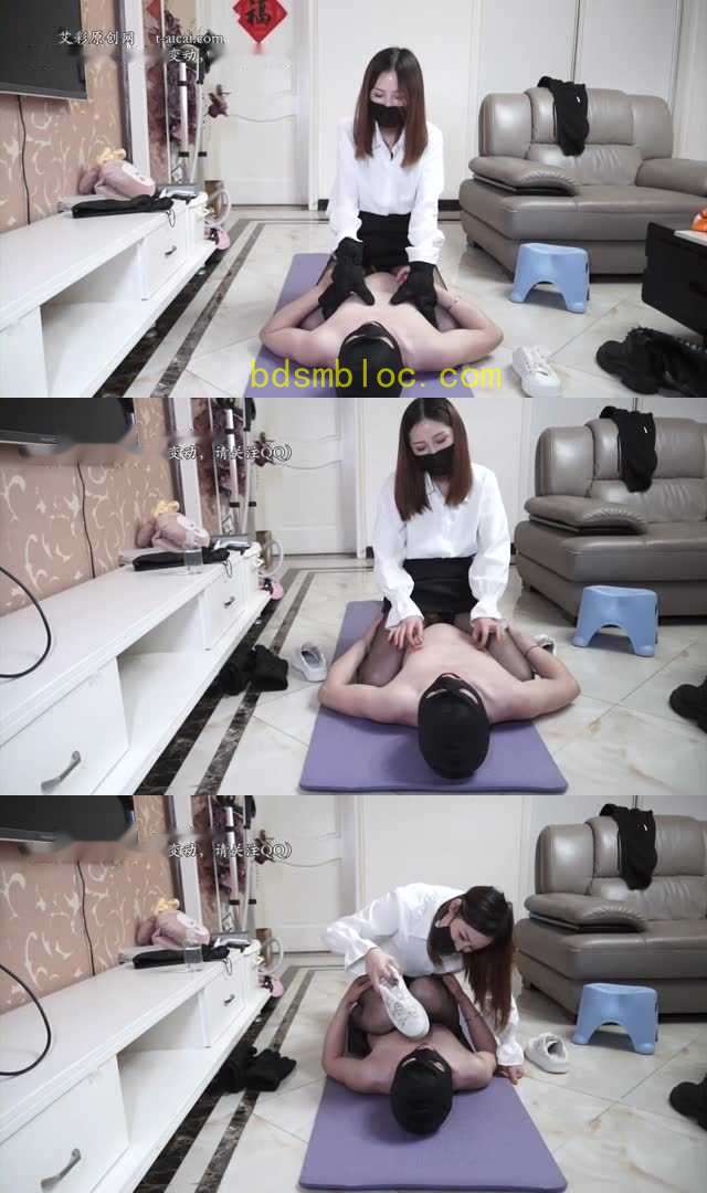 【黑丝诱惑】OL黑丝制服装耳光掐脖子捂嘴窒息