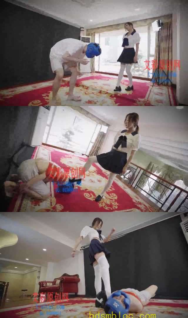 【魔镜少女】影姬 高抬腿暴踢色狼