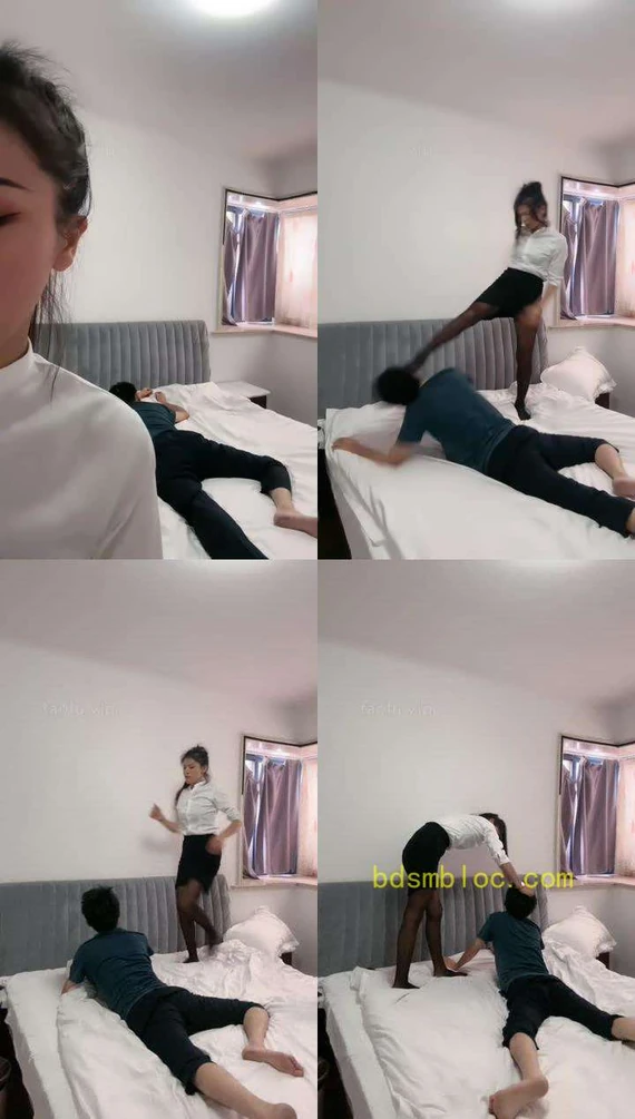 【安琪】黑丝美腿暴力踢踹暴打