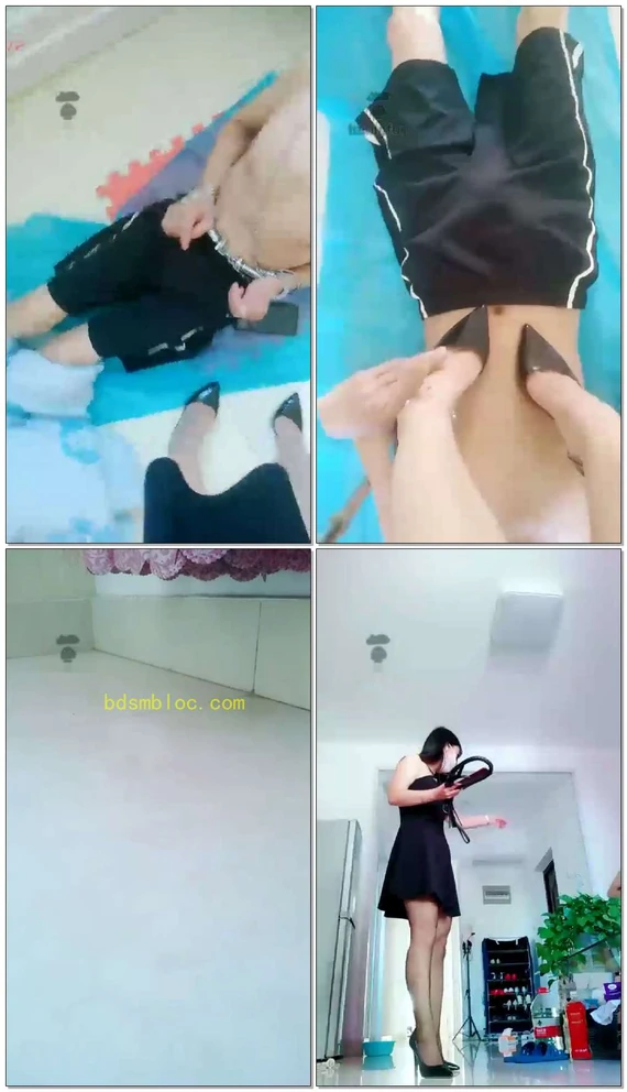 【聊城魅影S】被锁一夜开锁吃黄金骑马骑脖子钻胯羞辱