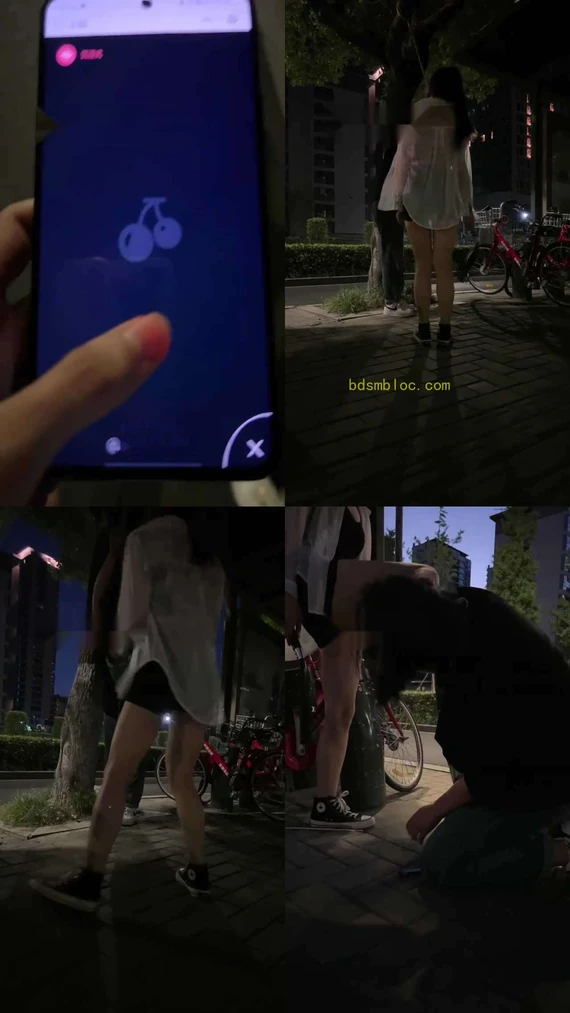 【时安】户外马路暴打虐待踢打踩踏
