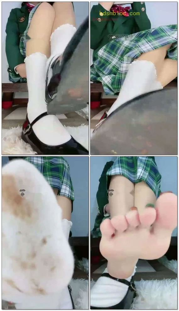 【绘子】小皮鞋棉袜裸足贴屏