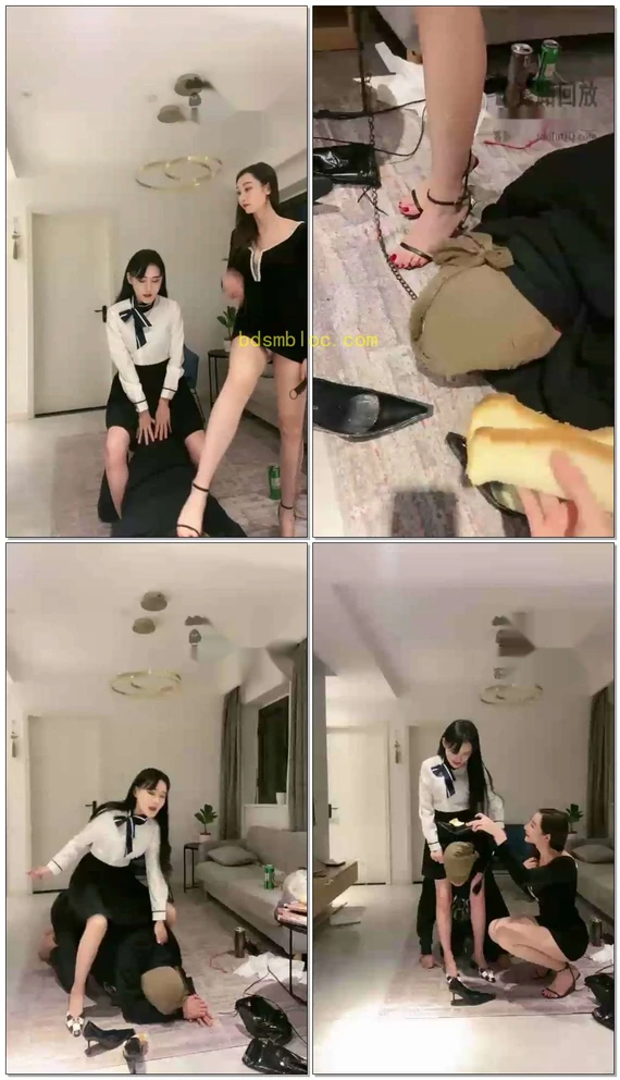 【干条姐】双S面包鞋垫强制喂轻度虐