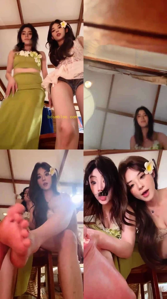 【不知名美女】红绿灯 双女巨人 裸足GTS