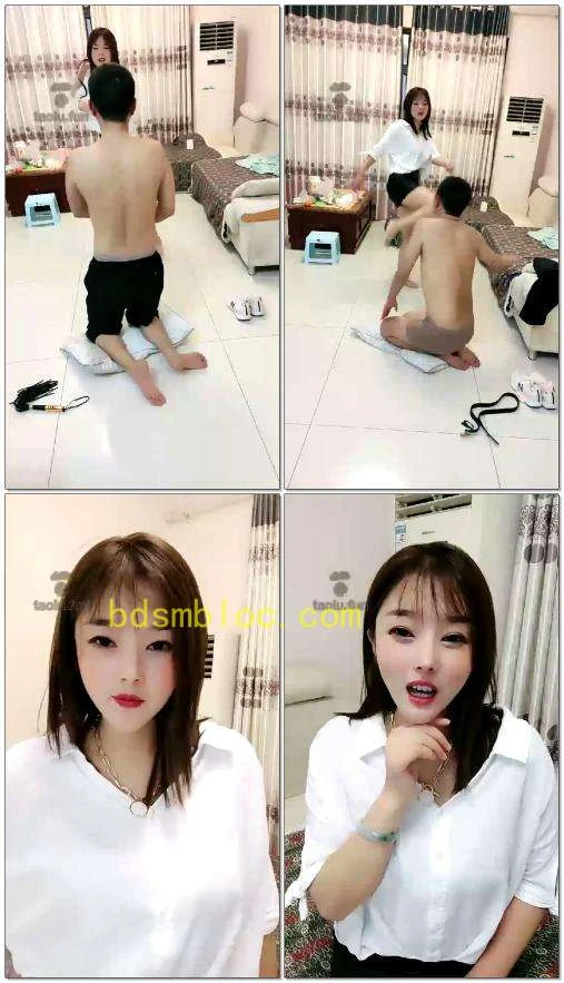 【重庆仙儿女王】花式暴击耳光加鞭打