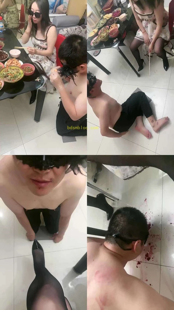 【西安梦幻大大】家奴伺候主人用餐
