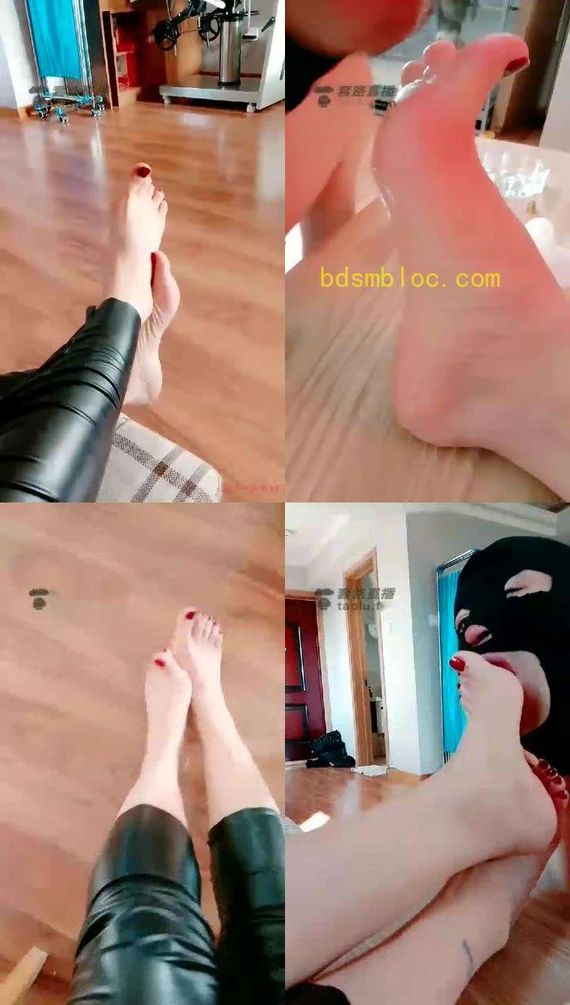 【灵犀女ss】狗舌头护理玉足，按摩放松