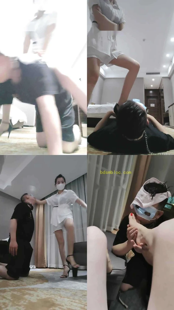 【多多】凉高惩罚猥琐男-提档/内裤套头/舔脚骑脖子