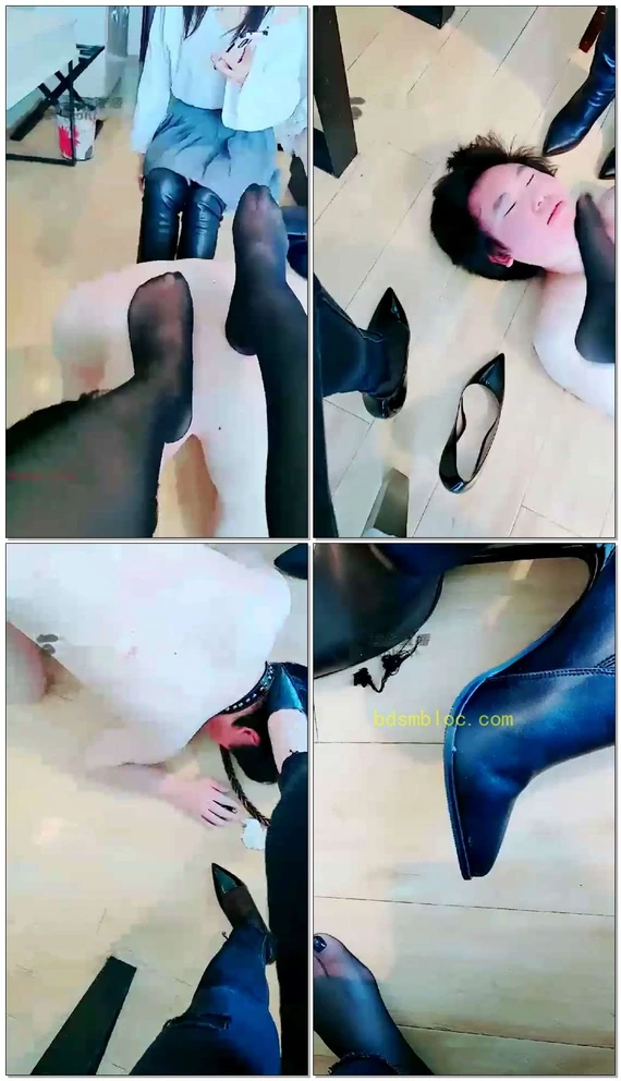 【御妈大大】双女王打屁股扇耳光踢裆